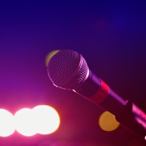 close up photography of microphone